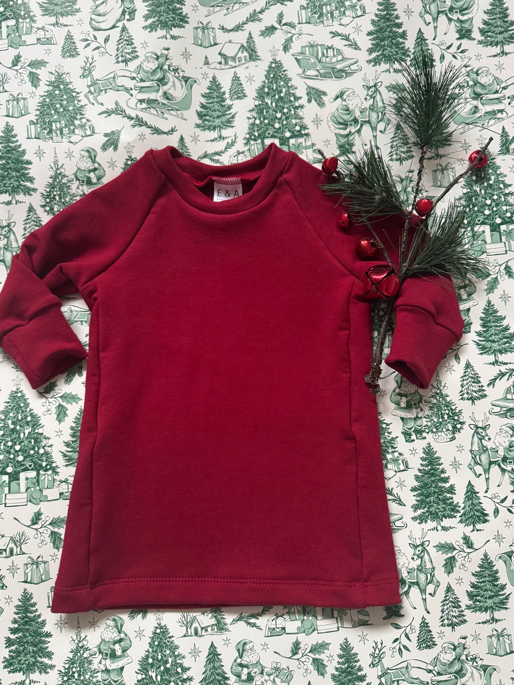 Scarlet Raglan Dress