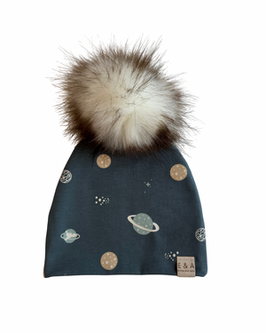 Space Pom Beanie