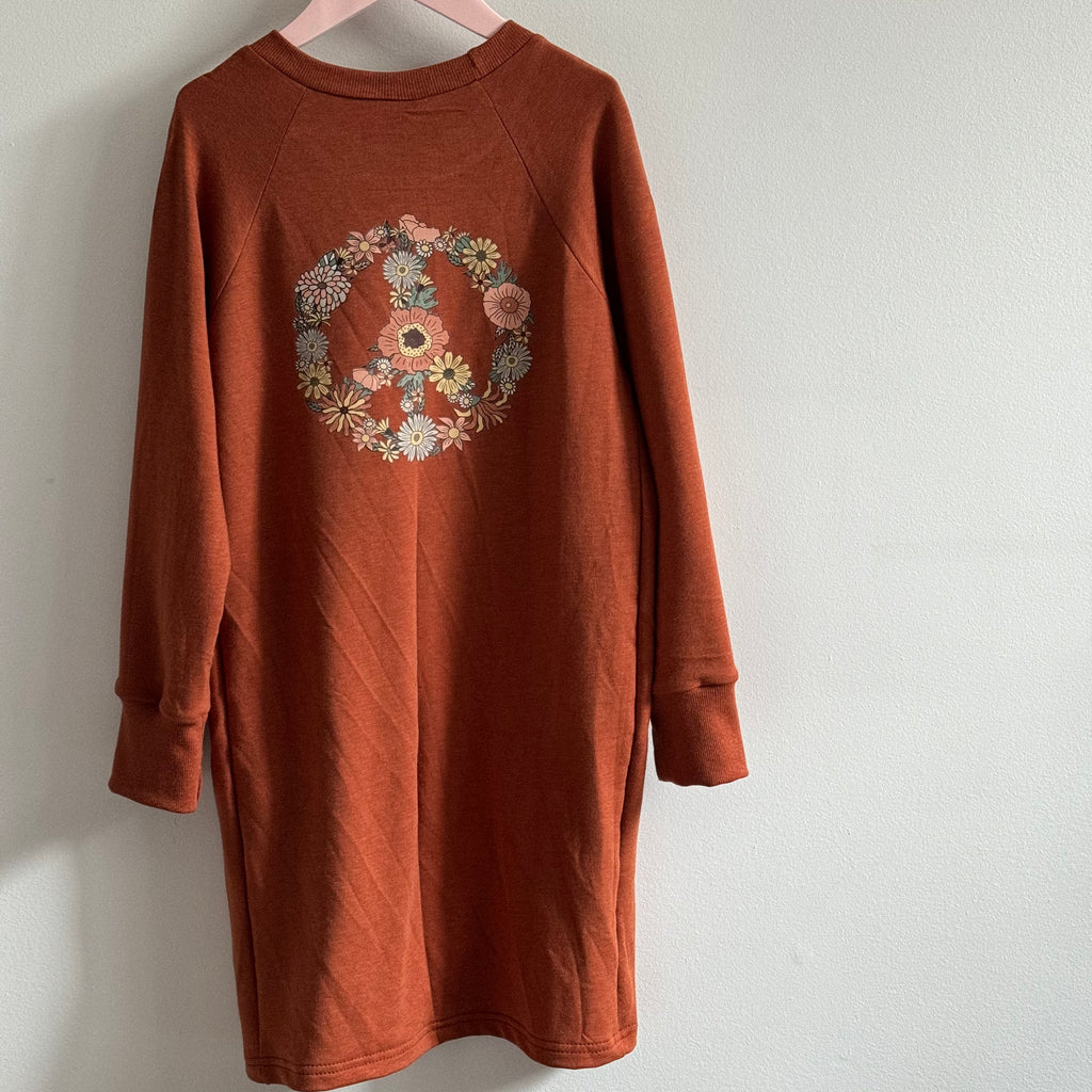 Terracotta Sweater Dress