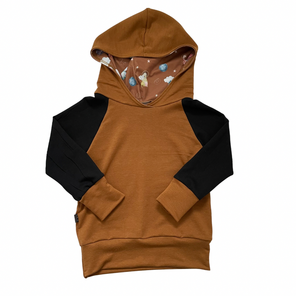 Camel/Space Dino Hoodie